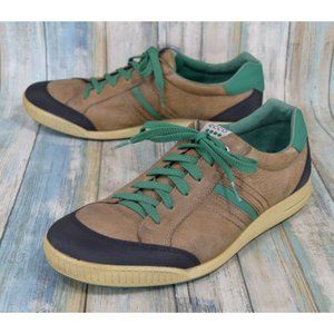 Ecco Street Premiere Men's Size 12 /46 Spikeless Golf Shoes Retro Brown Green
